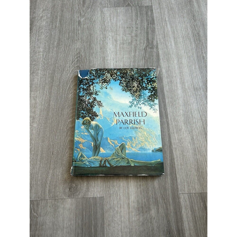 Maxfield Parrish Coy Ludwig ArtBook 1975 3rd Printing VGIllustrated HC